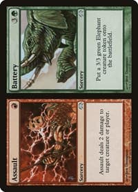 Assault // Battery - Planechase - Magic: The Gathering card