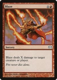 Blaze - Planechase - Magic: The Gathering card
