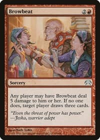 Browbeat - Planechase - Magic: The Gathering card