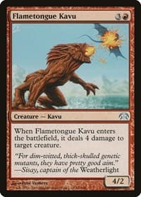 Flametongue Kavu - Planechase - Magic: The Gathering card