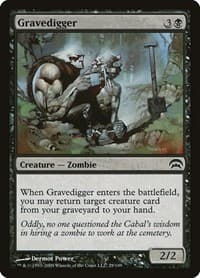 Gravedigger - Planechase - Magic: The Gathering card