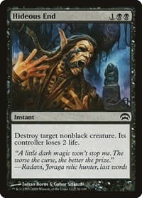 Hideous End - Planechase - Magic: The Gathering card