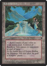 Rainbow Vale - Fallen Empires - Magic: The Gathering card