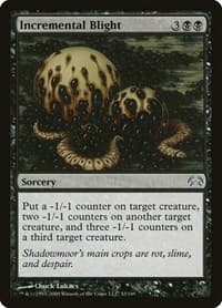 Incremental Blight - Planechase - Magic: The Gathering card