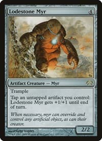 Lodestone Myr - Planechase - Magic: The Gathering card