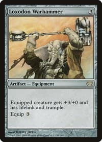 Loxodon Warhammer - Planechase - Magic: The Gathering card