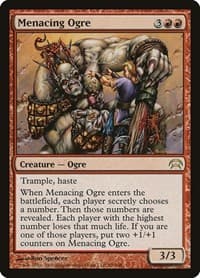 Menacing Ogre - Planechase - Magic: The Gathering card