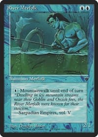 River Merfolk - Fallen Empires - Magic: The Gathering card