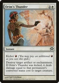 Orim's Thunder - Planechase - Magic: The Gathering card
