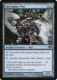 Sarcomite Myr - Planechase - Magic: The Gathering card