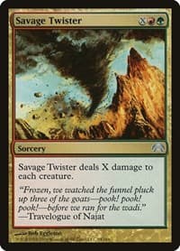 Savage Twister - Planechase - Magic: The Gathering card