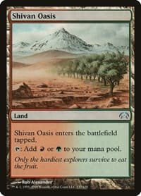 Shivan Oasis - Planechase - Magic: The Gathering card