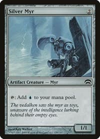 Silver Myr - Planechase - Magic: The Gathering card