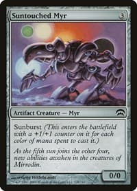 Suntouched Myr - Planechase - Magic: The Gathering card