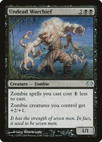 Undead Warchief - Planechase - Magic: The Gathering card