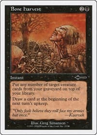 Bone Harvest - Beatdown Box Set - Magic: The Gathering card