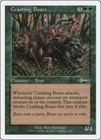 Crashing Boars - Beatdown Box Set - Magic: The Gathering card