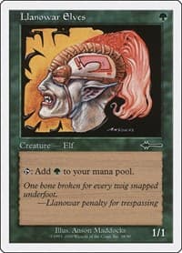 Llanowar Elves - Beatdown Box Set - Magic: The Gathering card