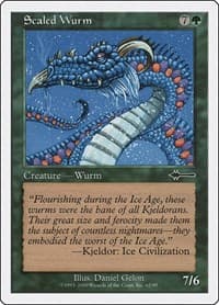 Scaled Wurm - Beatdown Box Set - Magic: The Gathering card