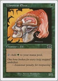 Llanowar Elves - Battle Royale Box Set - Magic: The Gathering card