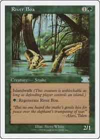 River Boa - Battle Royale Box Set - Magic: The Gathering card