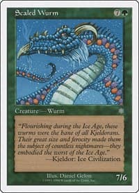 Scaled Wurm - Battle Royale Box Set - Magic: The Gathering card