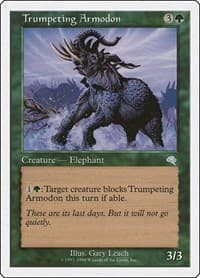 Trumpeting Armodon - Battle Royale Box Set - Magic: The Gathering card