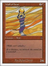 Wall of Heat - Battle Royale Box Set - Magic: The Gathering card