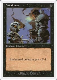 Weakness - Battle Royale Box Set - Magic: The Gathering card