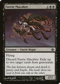 Faerie Macabre - Duel Decks: Garruk vs. Liliana - Magic: The Gathering card