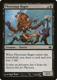 Phyrexian Rager - Duel Decks: Garruk vs. Liliana - Magic: The Gathering card
