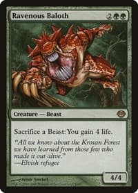Ravenous Baloth - Duel Decks: Garruk vs. Liliana - Magic: The Gathering card