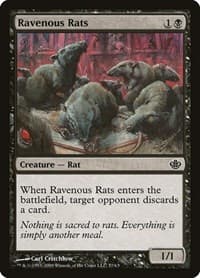 Ravenous Rats - Duel Decks: Garruk vs. Liliana - Magic: The Gathering card