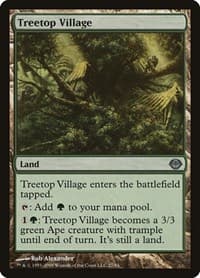 Treetop Village - Duel Decks: Garruk vs. Liliana - Magic: The Gathering card