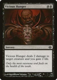 Vicious Hunger - Duel Decks: Garruk vs. Liliana - Magic: The Gathering card