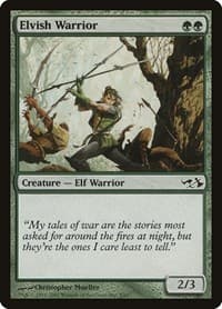 Elvish Warrior - Duel Decks: Elves vs. Goblins - Magic: The Gathering card