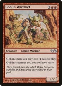 Goblin Warchief - Duel Decks: Elves vs. Goblins - Magic: The Gathering card