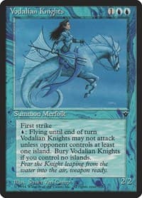 Vodalian Knights - Fallen Empires - Magic: The Gathering card