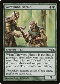 Wirewood Herald - Duel Decks: Elves vs. Goblins - Magic: The Gathering card