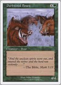 Durkwood Boars - Starter 2000 - Magic: The Gathering card