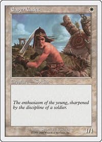 Eager Cadet - Starter 2000 - Magic: The Gathering card