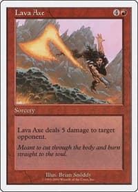 Lava Axe - Starter 2000 - Magic: The Gathering card