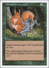 Monstrous Growth - Starter 2000 - Magic: The Gathering card
