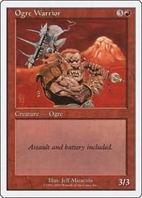 Ogre Warrior - Starter 2000 - Magic: The Gathering card