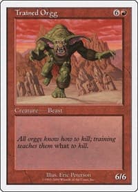 Trained Orgg - Starter 2000 - Magic: The Gathering card