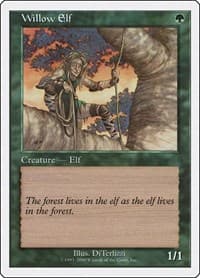 Willow Elf - Starter 2000 - Magic: The Gathering card