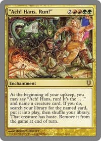 "Ach! Hans, Run!" - Unhinged - Magic: The Gathering card