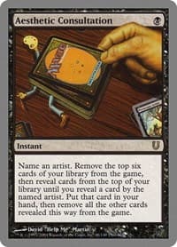 Aesthetic Consultation - Unhinged - Magic: The Gathering card