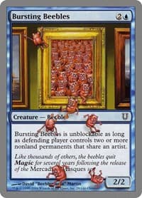 Bursting Beebles - Unhinged - Magic: The Gathering card
