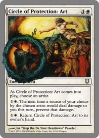 Circle of Protection: Art - Unhinged - Magic: The Gathering card